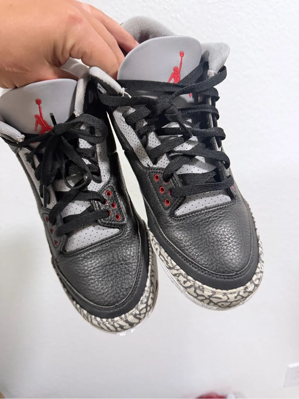 Jordan retro 3 black cement cleats